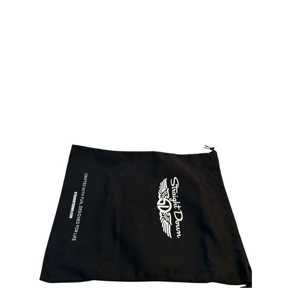 Straight Down Black‎ Golf Shoe travel bag new 16"x12"